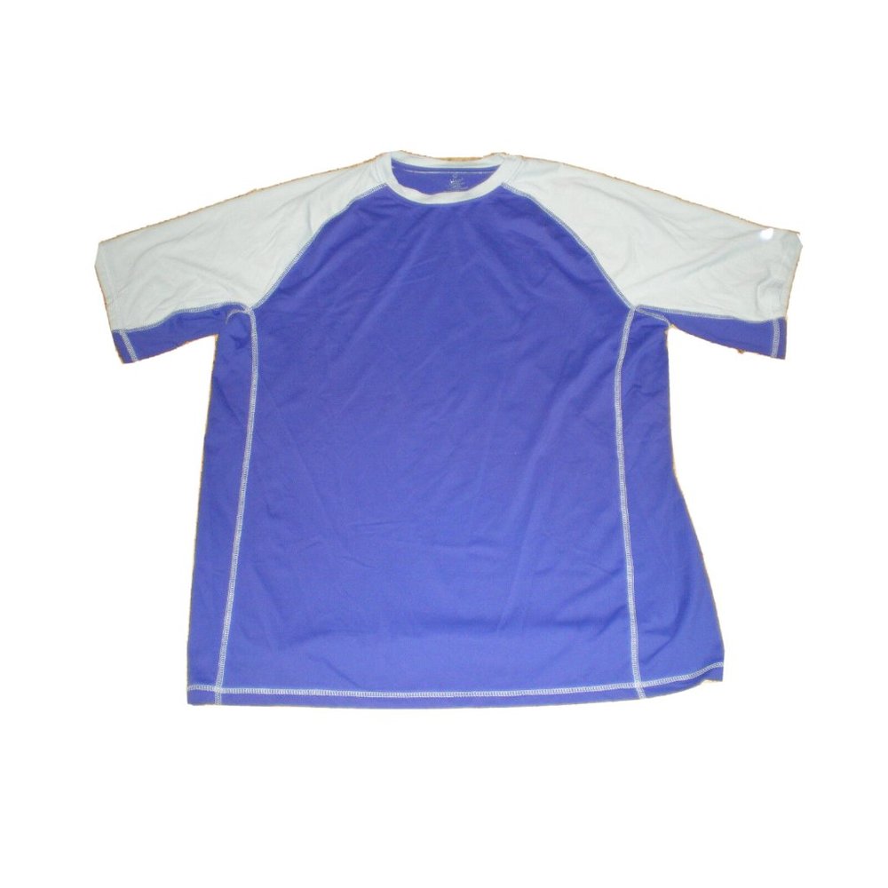 L.L. Bean Active Quick Dry Outdoor Purple Golf Shirt Mens